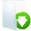Download - Light - Folders icon
